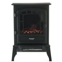 Kooper Caminetto Elettrico Camino Stufa Effetto Fiamma Termoventilatore 2000W