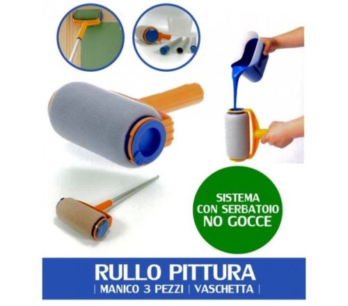 Rullo Da Pittura Verniciatore Con Serbatoio Anti Goccia Paint Runner Verniciare