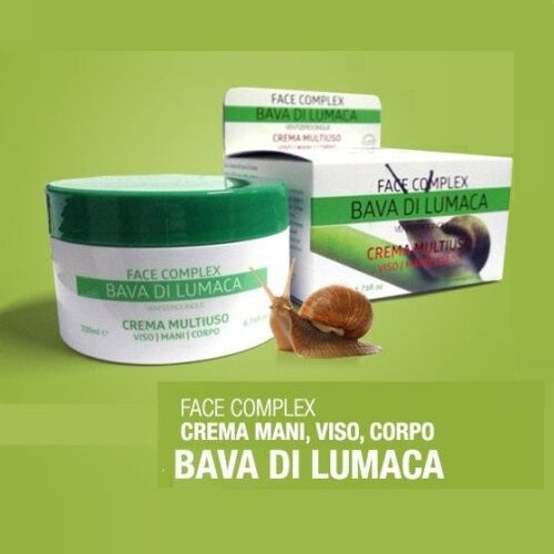 Crema Multiuso Face Complex Per Viso Mani Corpo Alla Bava Di Lumaca Da 200ml