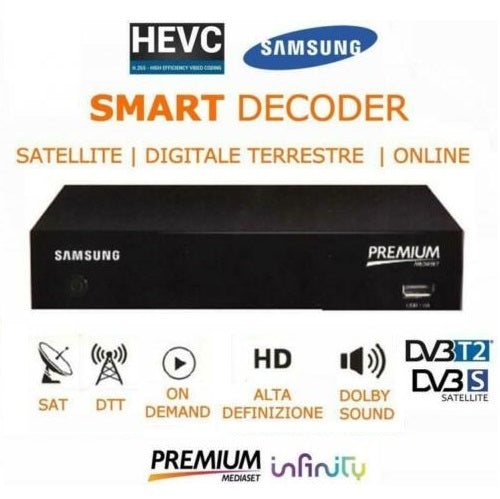 Samsung Smartdecoder Wireless Dvb T2 Hevc 10 Bit Dvb S2 Wifi Hd Usb Decoder Nero