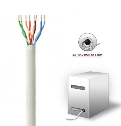 Matassa Cavo Di Rete Lan Ethernet 100M M Mt Metri Cat 5E Utp Rj45  Router Adsl