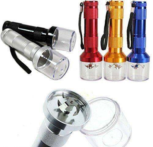 Grinder Elettrico Alluminio Tritatabacco Trincia Trita Erba Tabacco Torcia Erbe