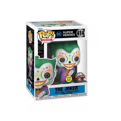 Funko Pop ! Super Heroes Dc - The Joker (414) Glow In The Dark Vinyl Figure S.E.