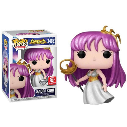 Funko Pop ! Animation Saint Seiya - (1463) Saori Kido Athena Diamond Figure Exm