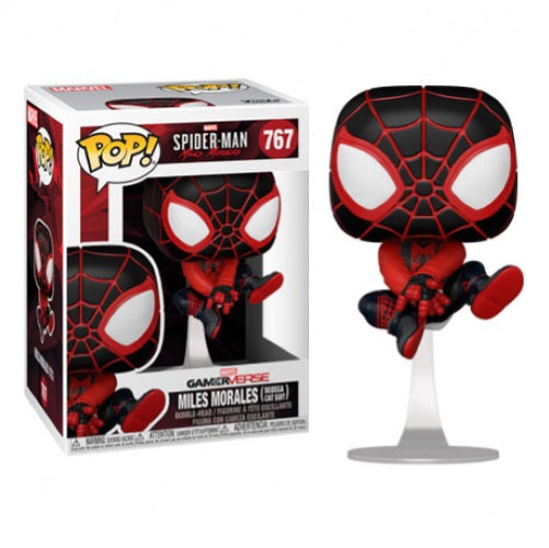 Funko Pop ! Spiderman Miles Morales - (767) Bodega Cat Suit Figure Vinyl 9Cm