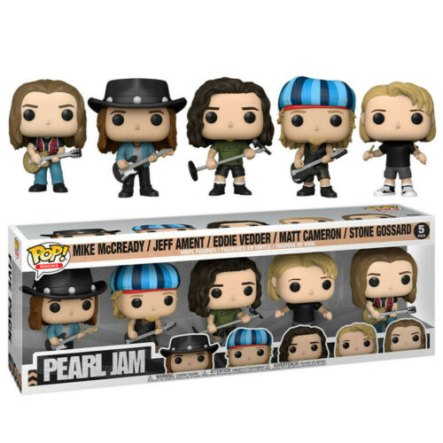 Funko Pop ! Rocks Pearl Jam 5 Pack Figure Mike - Jeff - Eddie - Matt - Stone Pj