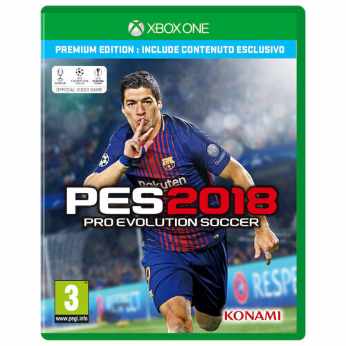 Pes 2018 Xbox One Premium Edition Italiano Videogioco Eu Pro Evolution Soccer