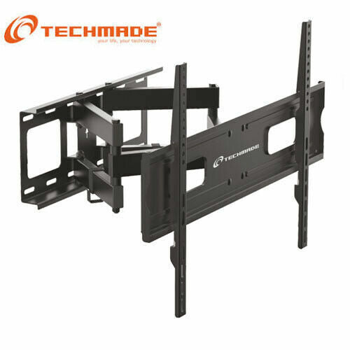 Techmade Staffa Tv Monitor Da 32"42"46"55"60"70" Pollici Supporto Braccio 50Kg