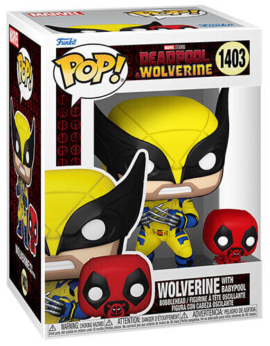 Funko Pop ! Marvel Studios - Deadpool & Wolverine (1403) Wolverine W/Babypool
