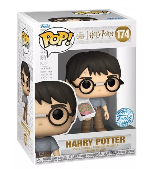 Funko Pop ! Gift Set Harry Potter W / Birthday Cake (174) -+ Key + Mystery Mini