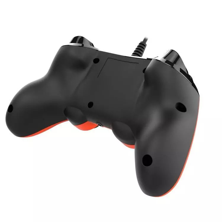 Nacon Controller Wired Pad Playstation 4 Ps4/Pc Joypad Cablato Usb (Arancio)