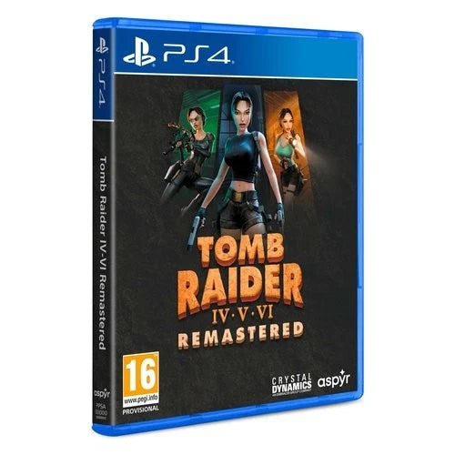 Tomb Raider IV-V-VI Remastered Starring Lara Croft PS4 Gioco Italiano Eu Nuovo