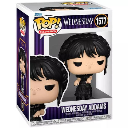 Funko Pop ! Tv Wednesday - (1577) Wednesday Addams (Dance) Mercoledi Figure 9cm