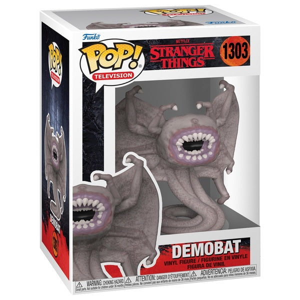 Funko Pop ! Television Stranger Things S4 -  (1303) Demo Bat Vinyl Figure 9Cm
