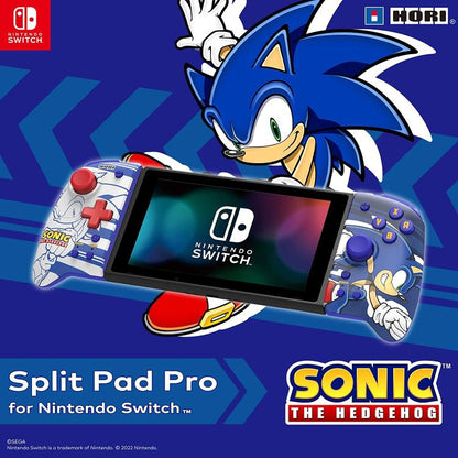 Hori Split Pad Pro Sonic The Hedgehog Controller Per Nintendo Switch & Oled