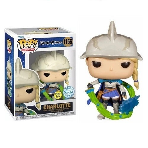 Funko Pop ! Animation Black Clover - Charlotte (1155) Special Edition Glows Gitd