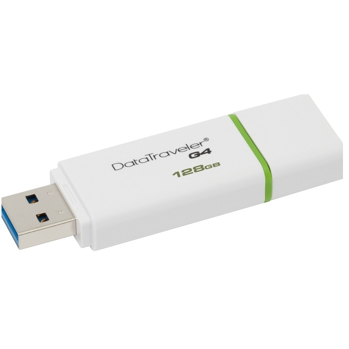 Kingston Pendrive Datatraveler 128Gb G4 DITG4/ 128Gb Usb 3.0 Nero Chiavetta Memoria