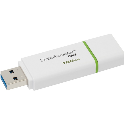 Kingston Pendrive Datatraveler 128Gb G4 DITG4/ 128Gb Usb 3.0 Nero Chiavetta Memoria