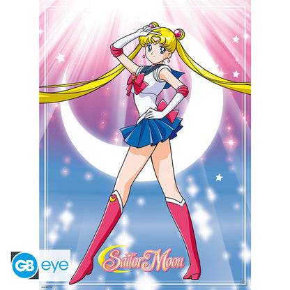 Abystyle (SAILOR MOON) Set 2 Chibi Poster: "Sailor Moon e gatti" (52x38) Gb Eye