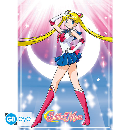 Abystyle (SAILOR MOON) Set 2 Chibi Poster: "Sailor Moon e gatti" (52x38) Gb Eye