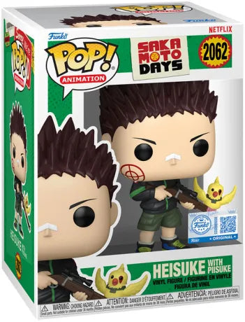 Funko Pop ! Animation - Sakamoto Days (2062) Heisuke W\ Piisuke Special 9 cm