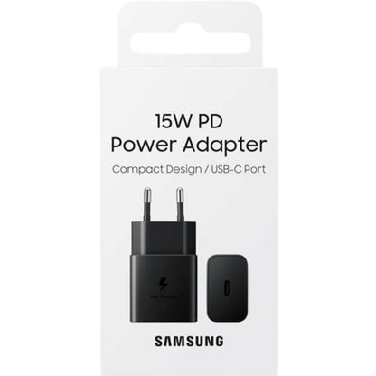 Samsung EP-T1510N Caricabatteria Originale Caricatore 15W USB-C (Senza Cavo) Nero