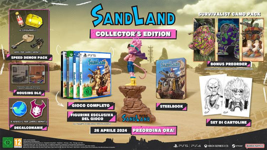 Sand Land Collector' S Edition Ps5 Italiano Playstation 5 Da Collezione Nuovo