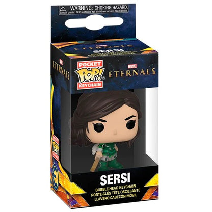Funko Pop! Keychain Marvel - The Eternals (Sersi) Pocket Portachiavi Disney Plus