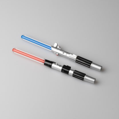 Star Wars Set Di 2 Penne Spade Laser Luke Skywalker / Darth Vader Penna Led Abs