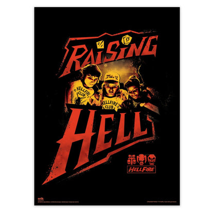 Set 2 Poster Luminoso (Stranger Things) Illumina al Buio Luminescente 38x52cm