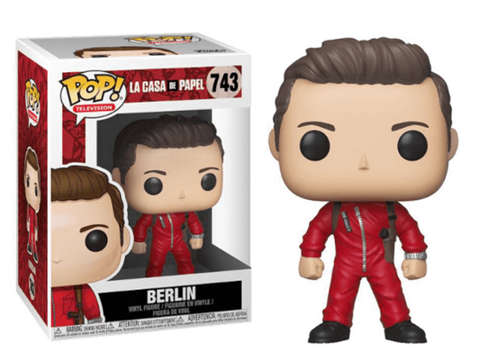 Funko Pop La Casa De Papel 743 Berlino Casa Di Carta Vinyl Berlin Figure Statua