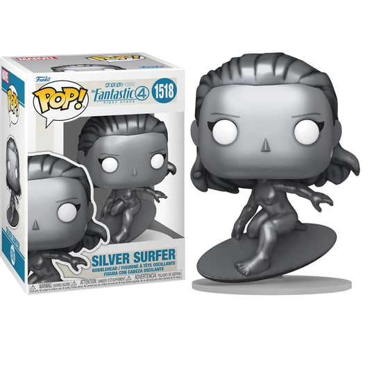 Funko Pop ! Marvel Studios Fantastic 4 - (1518) Silver Surfer Vinyl Figure 9cm