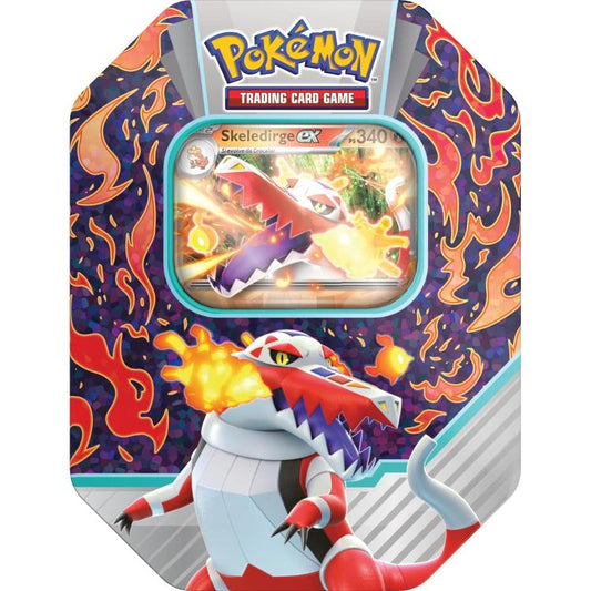 Pokemon Tin: Compagni D'Avventura Di Paldea Espansione Partner (Skeledirge-Ex)