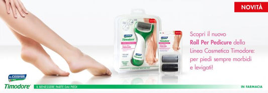 Dr.Ciccarelli Timodore Roll Per Pedicure Rimuovi Calli Duroni Tallone Cura Piedi