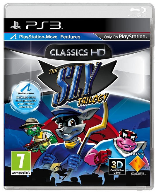 Sly Trilogy Move Compatible Ps3 Videogioco Italiano Play Station 3 Trilogia Ita