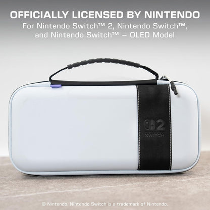 Turtle Beach - PlayTrek Travel Case - Custodia Ufficiale Protettiva Console Nintendo Switch 2 / OLED - Stellar White Da Viaggio