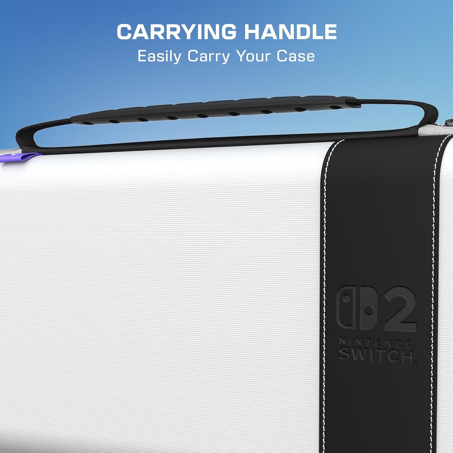 Turtle Beach - PlayTrek Travel Case - Custodia Ufficiale Protettiva Console Nintendo Switch 2 / OLED - Stellar White Da Viaggio