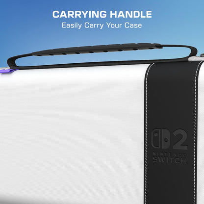Turtle Beach - PlayTrek Travel Case - Custodia Ufficiale Protettiva Console Nintendo Switch 2 / OLED - Stellar White Da Viaggio