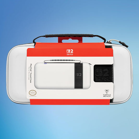Turtle Beach - PlayTrek Travel Case - Custodia Ufficiale Protettiva Console Nintendo Switch 2 / OLED - Stellar White Da Viaggio