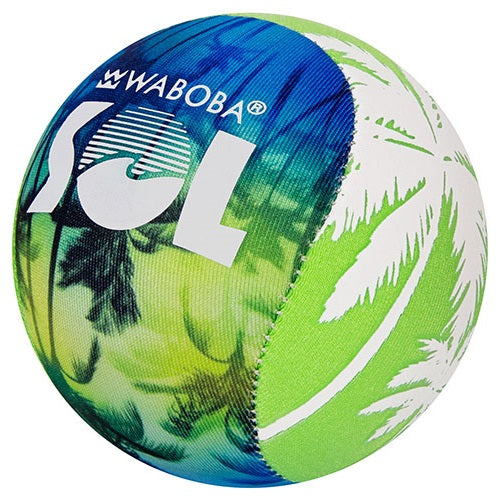 Waboba Palla SOL Skips on Water Bouncing Ball (1pz) Pallina che rimbalza sull’acqua, Cambia Colore al Sole, originale per saltare sull'oceano, lago e piscina – Giocattolo acquatico ad alte prestazioni per un'estate di divertimento senza fine 8cm (Palme)