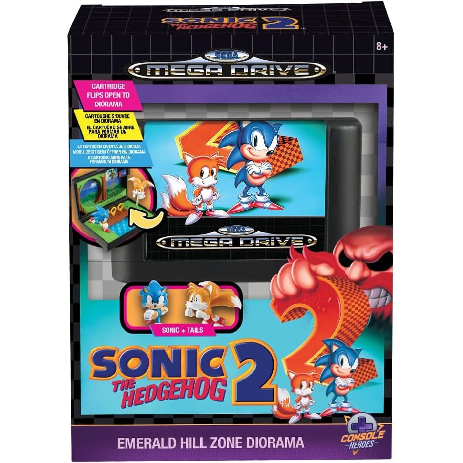 Console Heroes - Sega Mega Drive (Sonic 2 the Hedgehog) Cartucce Collezionabili