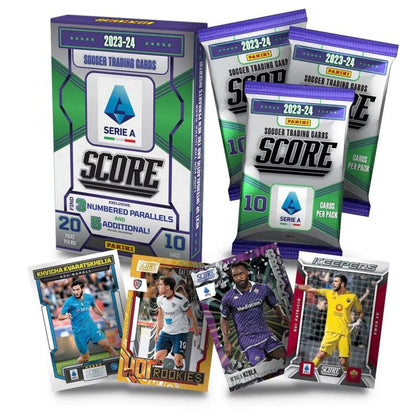 Panini Serie A Score Card 2023-24 Retail Box 20 Buste Soccer Trading Card Cards