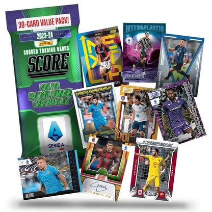 Panini Serie A Score Card 2023-24 Fat Pack 1 Busta Soccer Trading Card 30 Cards