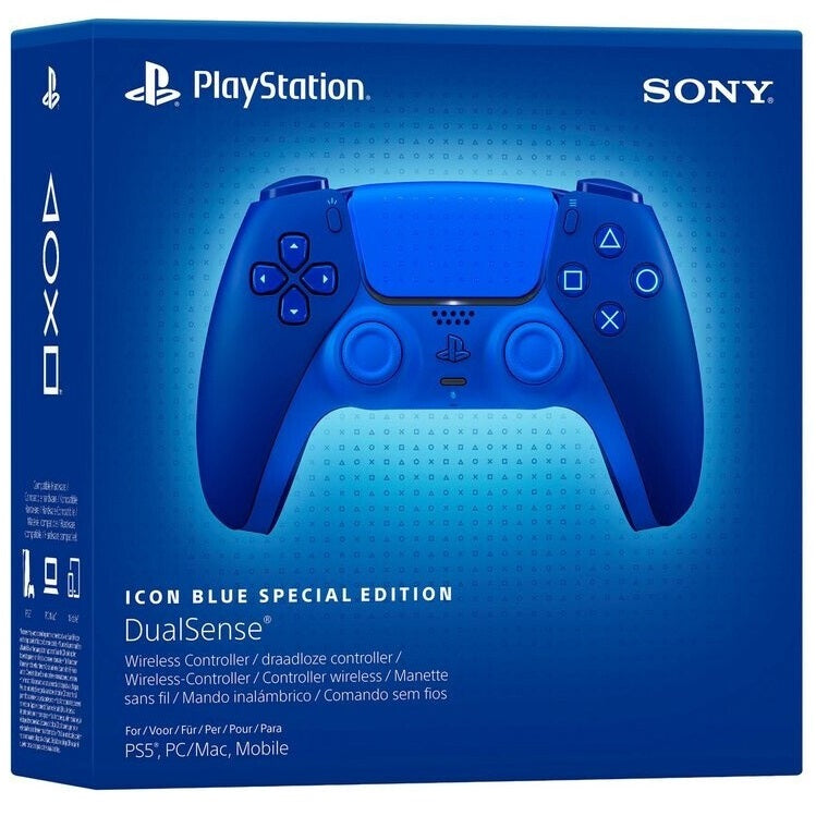 Playstation Sony Controller Wireless (Icon Blue) Dualsense Ps5 V2 Limited Edition