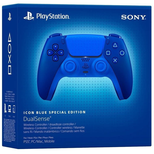 Playstation Sony Controller Wireless (Icon Blue) Dualsense Ps5 V2 Limited Edition