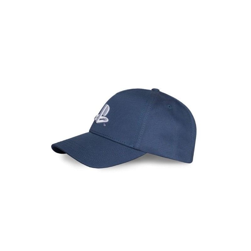 Difuzed - PlayStation Blu Navy 94 Logo Ufficiale Strapback - Berretto Cappello con Visiera Curva Stile Baseball Cap