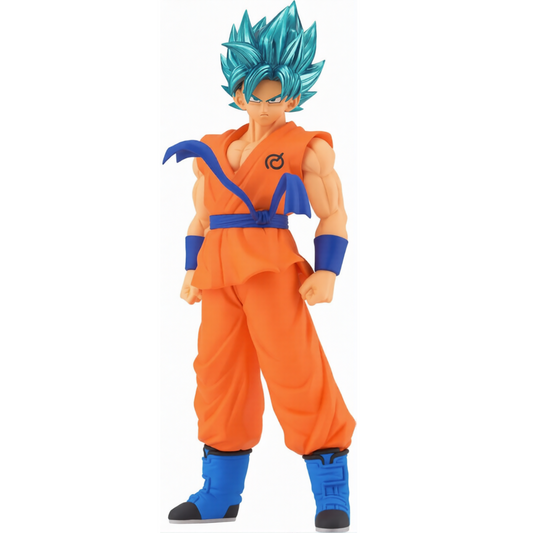 Bandai Banpresto Dragon Ball Super: Goku Super Saiyan Blu Statua Da Collezione - Blood of Saiyans Figure 18cm PVC