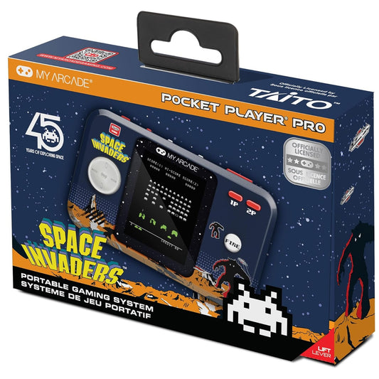 My Arcade Portable Pocket Player Pro (Space Invaders™) Console Portatile Retro Game Taitronics
