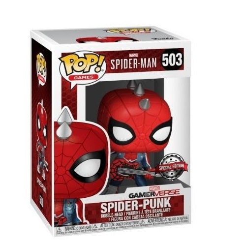 Funko Pop Marvel Spider-Man 503 Spider-Punk Gamerverse Special Edition Vinyl