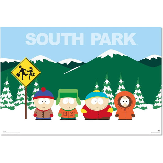 Maxi Poster (South Park) 91x61 cm Arte Incorniciabile Animation da Pub Casa Ufficio Locanda Nerd Gamers